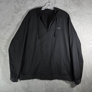 Travis Mathew Wanderlust Hoodie Men Size L Large Black Performance Full Zip